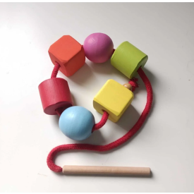 Montessori Boncuk Dizme Renkli